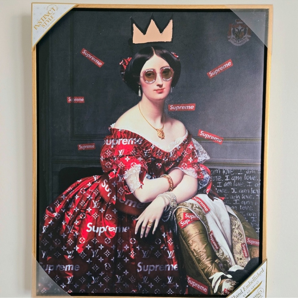 Supreme Red and Black Art Print Collection